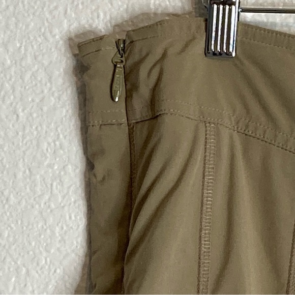 Athleta Gray Tan Wear Walk About Pleated Flare Skort Athletic Golf Tennis 16 - Picture 6 of 15